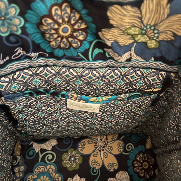 Vera Bradley Small Tote in Mod Floral Blue - Picture 5 of 11